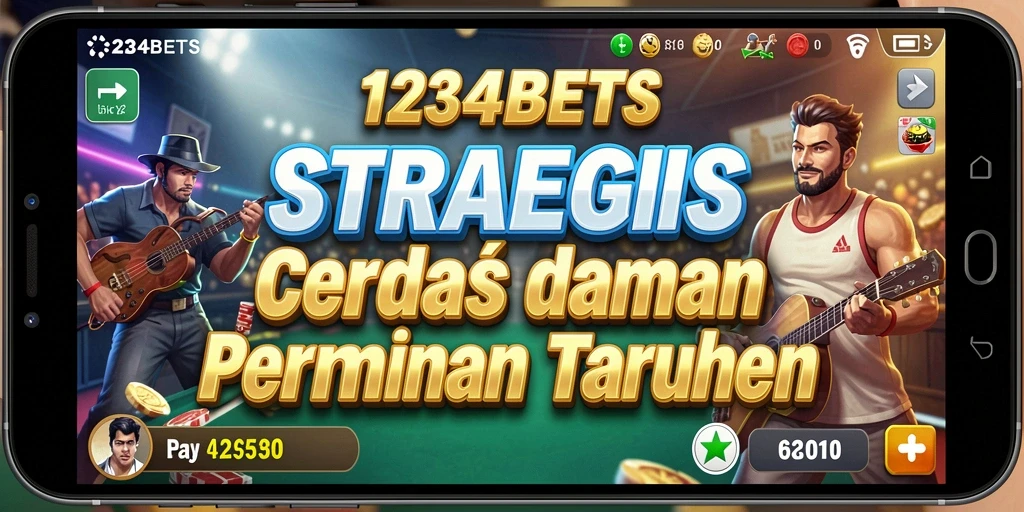 Tampilan gameplay strategis yang menegangkan di 1234BETS.