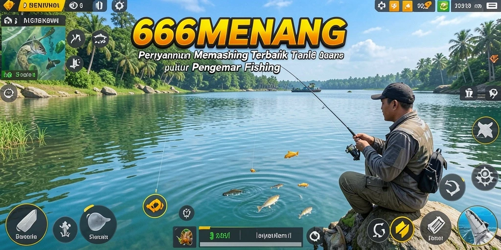 Tampilan gameplay <strong>666MENANG</strong> yang seru dan menarik dalam memancing.