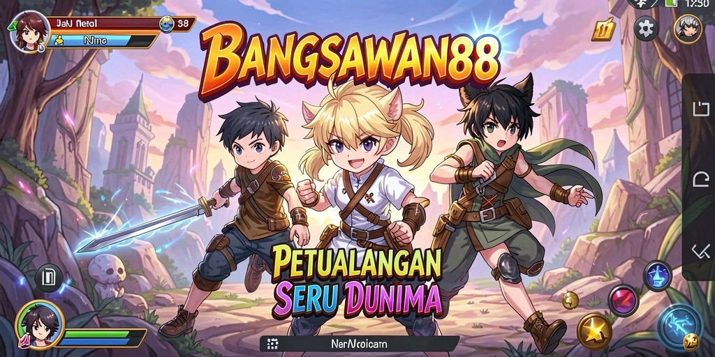 Tampilan menarik dari gameplay seru BANGSAWAN88.