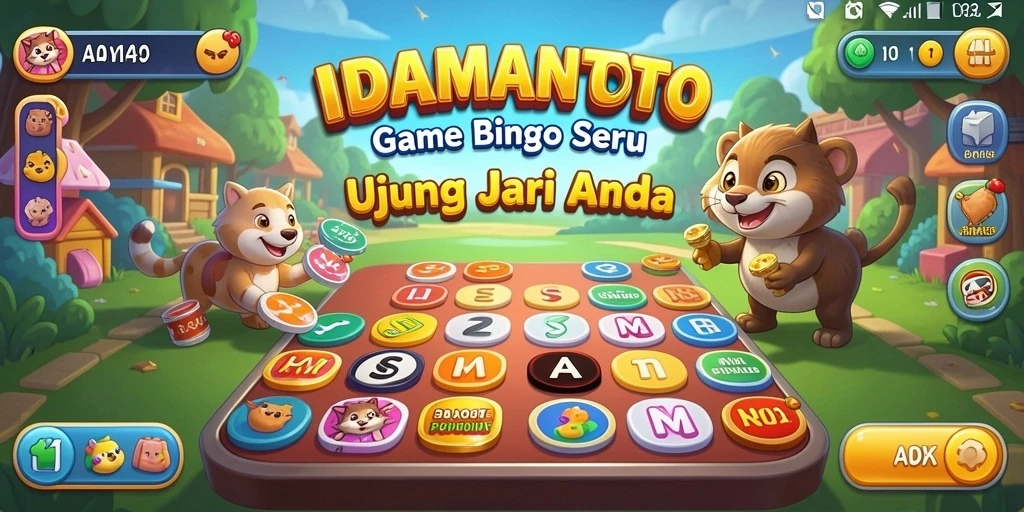 Tampilan gameplay seru di IDAMANTOTO dengan pemain lainnya.