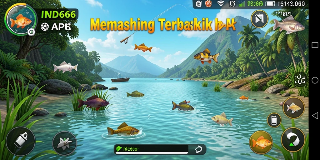 Gameplay seru dengan tampilan memancing yang menakjubkan.