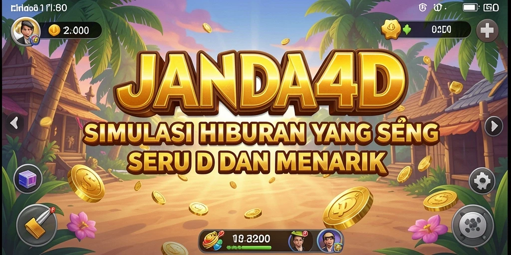 Gameplay seru dalam JANDA4D dengan grafis yang menarik.
