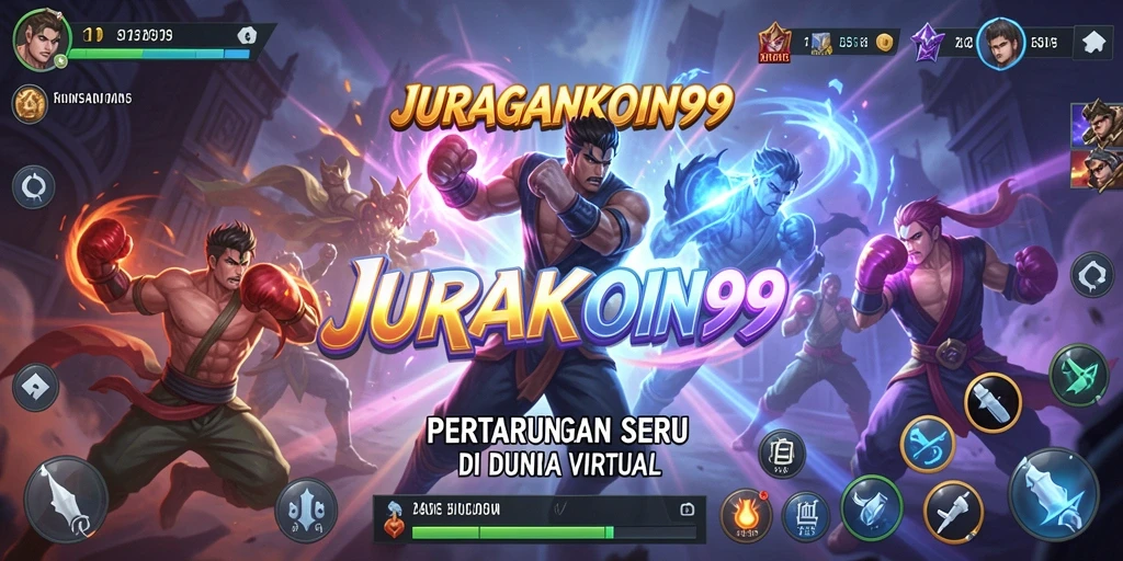 Gameplay mendebarkan dalam JURAGANKOIN99 dengan aksi pertarungan seru.