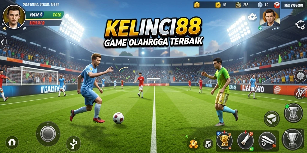 Tangkapan layar gameplay <strong>KELINCI88</strong> yang menunjukkan aksi olahraga yang seru.
