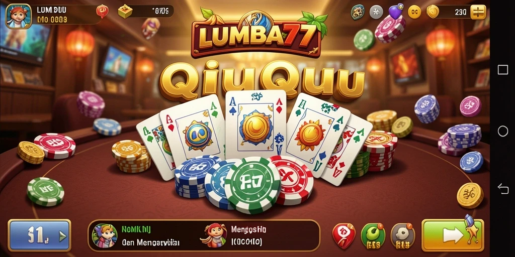Tampilan gameplay QiuQiu yang menarik di LUMBA77.