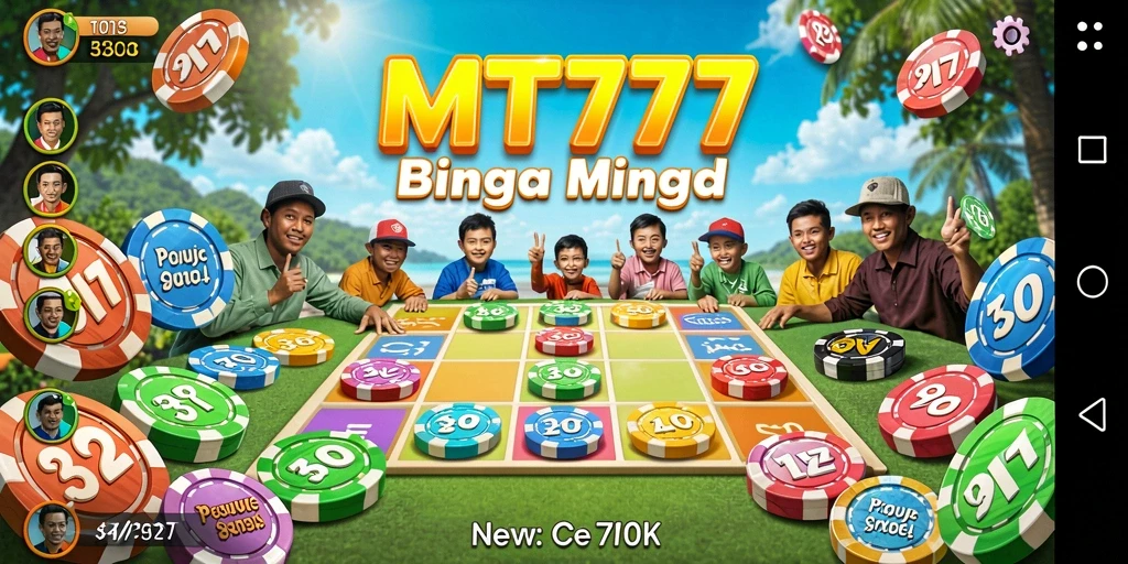 Tampilan gameplay Bingo yang seru dan interaktif.