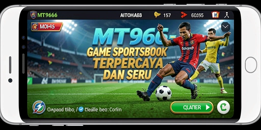 Tampilan gameplay Sportsbook yang dinamis dan menarik di MT966.