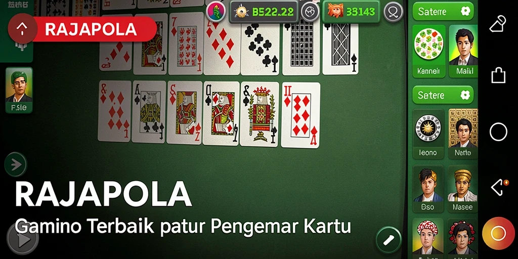 Gameplay menarik RAJAPOLA yang menyenangkan dan seru.
