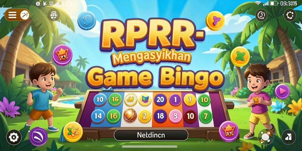 Tampilan gameplay RPRR yang seru dan interaktif dalam Bingo.