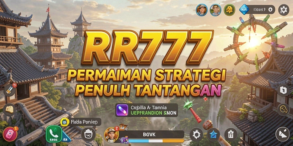 Screenshot utama RR777 menampilkan gameplay seru dan taktik mendebarkan.