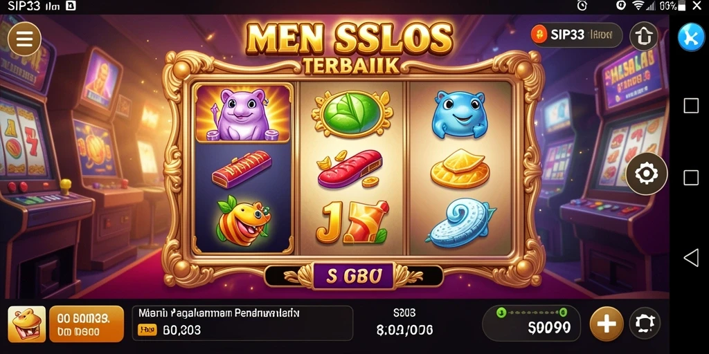 Screenshot menampilkan gameplay seru dari mesin slot SIP33.