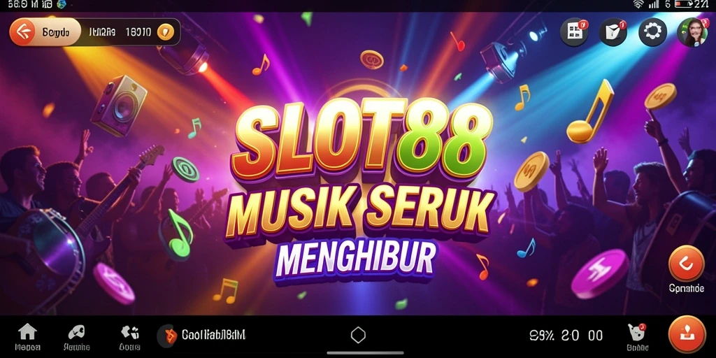 Tampilan gameplay SLOT88 yang menarik dan penuh warna.